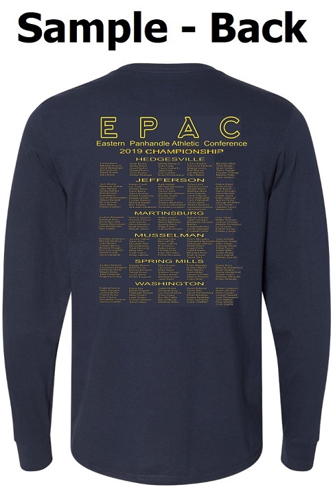 2019 EPAC Swim Shirt Design