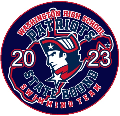 2023 WHS Swim States Logo